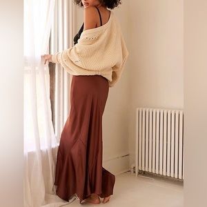 NWT You're An Angel Half Slip by Intimately at Free People in Brown